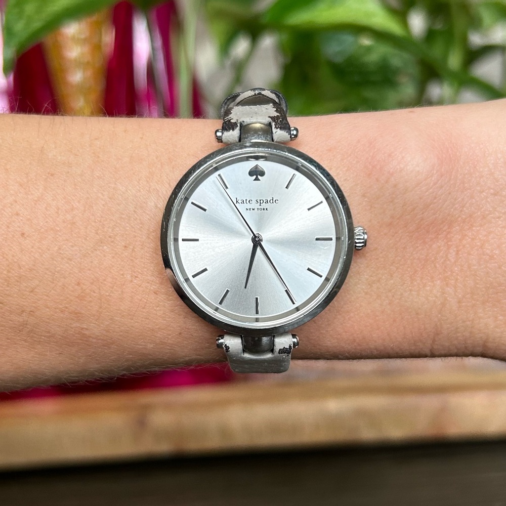 Kate Spade Holland *NEEDS NEW BAND Silver Dial Quartz Women’s Watch!